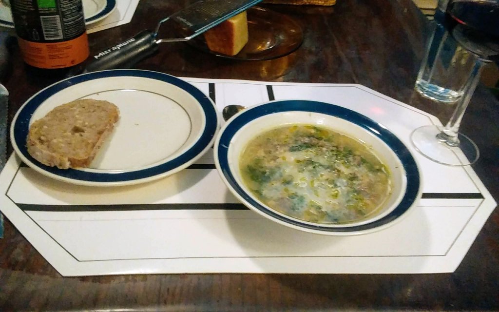 Italian White Bean and Sausage Soup with sunflower seed and whole grain wheat bread.jpg
