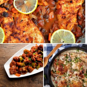 Recipes of Chicken Manchurian, Chicken Fricassee, Moroccan Chicken