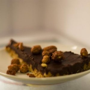 Chocolate tart (biscuits pastry)