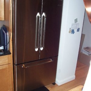 counter depth armoir fridge