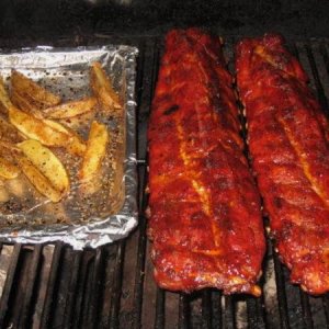 Grilled Ribs & Wedges