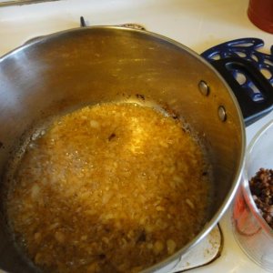Caramelizing Onions and Garlic