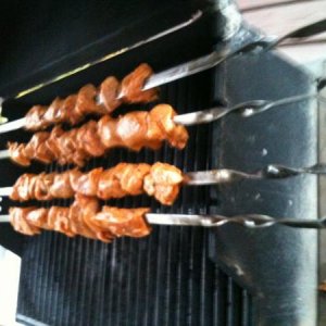 IMG 0361[1]
Chicken shiskebab on the grill