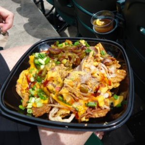 Pulled Pork Nacho at the Detroit Tigers game