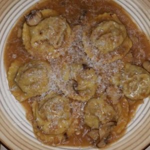 2016 09 25 19.03.39 plated BN ravioli with chick marsala filling