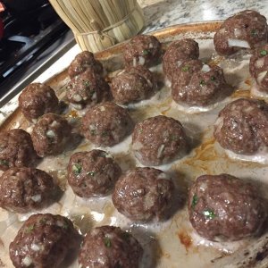 Meatballs for tomato sauce