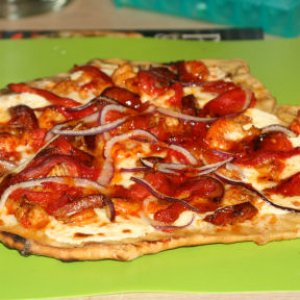 crawfish pizza