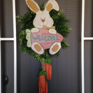 Happy Easter Door Wreath