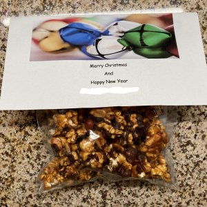 Homemade Moose Munch all packaged up