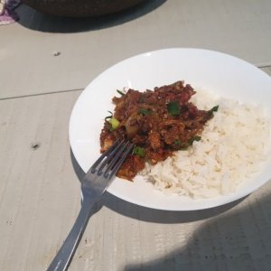 SOME KIND OF CHINESE EGGPLANT DISH