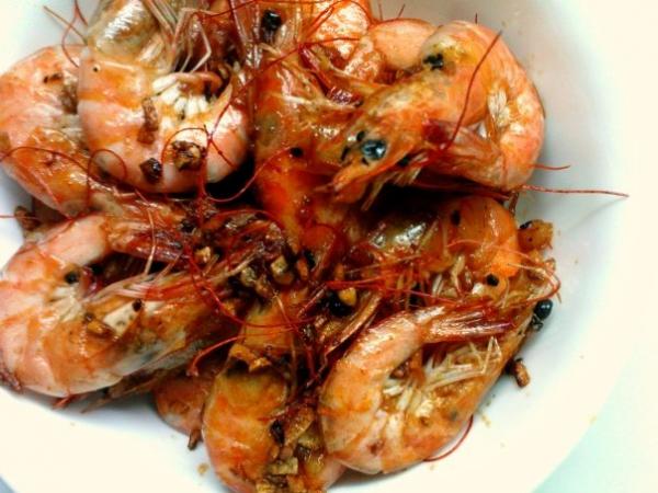 Chili Shrimp with garlic