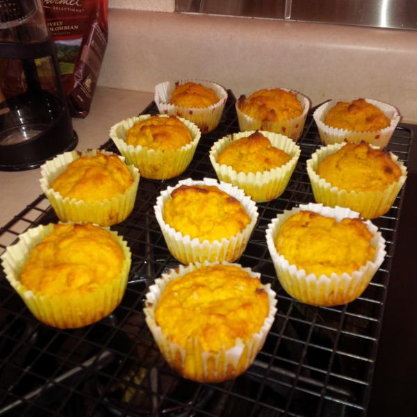 corn muffins used for thanks giving cornbread dessing