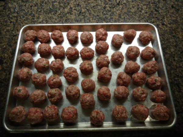 homemade meatballs IQF