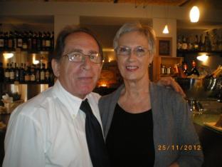 Me and hubby on occasion of my 70th birthday