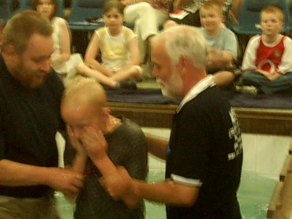 Nicholas' baptism a few years ago.