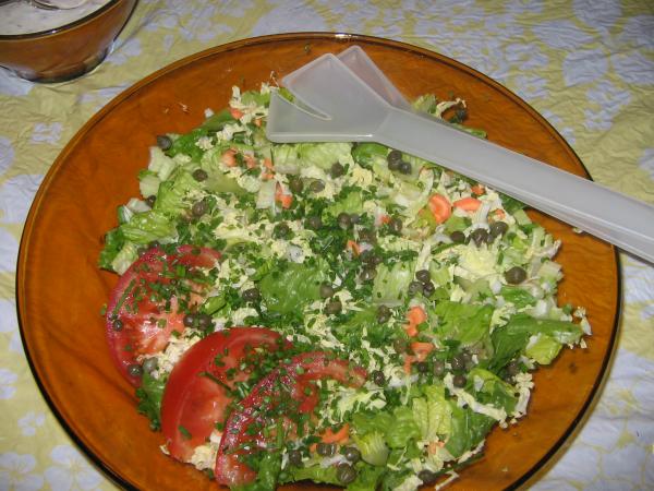 The salad